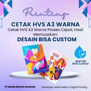 Cetak HVS A3 Warna