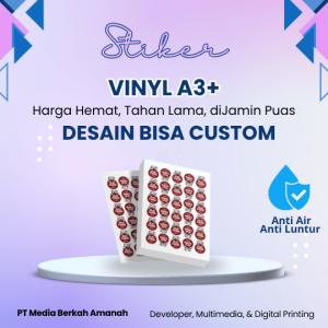 Stiker Vinyl A3+